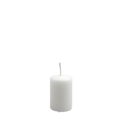 Candelotto moccolo 40x60 mm Bianco