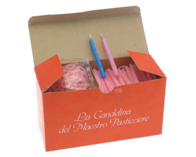 Box 200 candeline per compleanno Pasticcere