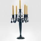 Candelabro BLACK 5 fiamme